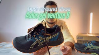 Asics gel venture 9 best shoe under ₹2500 with ortholite insole👟👟fitness running unboxing [upl. by Klimesh218]