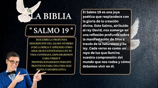 LIBRO DE LOS SALMOS quot SALMO 19👉150 quot LAS OBRAS Y LA PALABRA DE DIOS  AL MÚSICO PRINCIPAL [upl. by Mohamed]