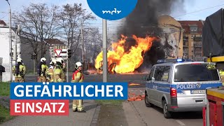 Chaos nach GasExplosionen in Dresden  MDR um Zwei  MDR [upl. by Anazus721]