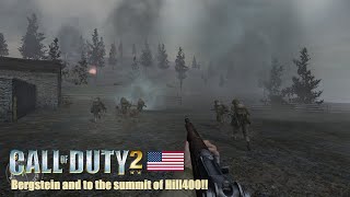 Call of Duty 2 Bergstein and to the summit of Hill 400 [upl. by Glennon467]