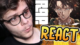 Levi Ackerman Rap  Daddyphatsnaps  RUSTAGE REACTS [upl. by Dyanna]