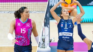 ALL quotMEGA RALLYquot of the match Scandicci  Milano in Courmayeur Cup  Lega Volley Femminile 202425 [upl. by Lupiv]