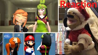 SMG4 Revelations Arc Mario Goes to College Reaction Puppet Reaction [upl. by Cogswell141]