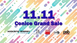 Conice Grand Sale 1111 [upl. by Haelak]