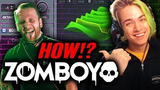 How To ZOMBOY Producing With MOONBOY ft Borgore [upl. by Ameh992]