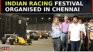 F4 Night Street Organised In Chennai Udhay Stalin Shows Green Flag  Indian Racing Festival [upl. by Mcclelland]