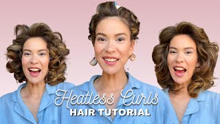 Heatless Style Hair Tutorial using the Kitsch Satin Curling Set—tips amp tricks for the best style [upl. by Charity570]