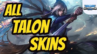 All Talon Skins Spotlight League of Legends Skin Review [upl. by Nevur125]