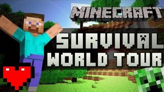 MY 100 DAYS MINECRAFT WORLD TOUR gaming minecraft [upl. by Nirret]