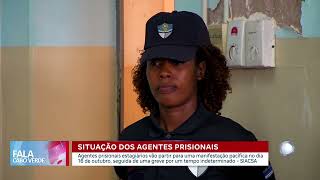 Agentes prisionais vão partir para manifestação e greve por tempo indeterminado  Fala CV [upl. by Ula889]