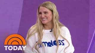 Meghan Trainor talks ‘Timeless’ album motherhood going on tour [upl. by Scarrow]