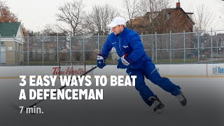 3 Easy Ways to Beat a Defenceman 1on1 [upl. by Nahshu778]