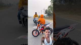 Pure ne ki bike se drag race dragrace shorts youtubeshorts short [upl. by Nabi986]