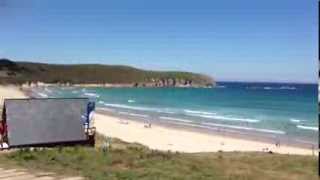 Playa surf Pantin Galice Espagne [upl. by Keir]