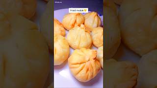 Fried modak recipe Ganesh chaturthi special 💛✨🙌🏻 ganpatibappamorya youtubeshorts foryou [upl. by Aralc]