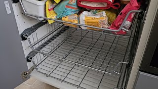 Assembling IKEA products  UTRUSTA  Wire basket drawer [upl. by Enomaj]