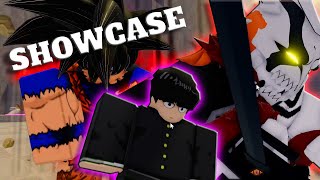 ALL 9 NEW CHARACTER SHOWCASES Anime Showdown [upl. by Lammond257]