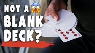 Learn the BLANK DECK magic trick with a REGULAR DECK [upl. by Olen]