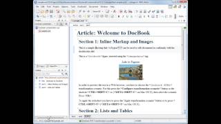 oXygen XML Editor  DocBook Customization [upl. by Yulma]