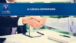 La cláusula compromisoria Derecho Comercial [upl. by Inat]