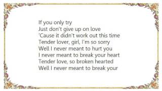 Babyface  Tender Lover Lyrics [upl. by Fatimah]