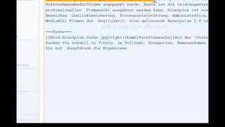 BlueSpice for MediaWikiTutorial Bilder einfügengerman [upl. by Taam142]