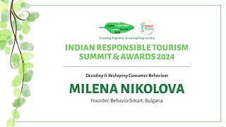 Responsible Tourism Summit 2024 Key Insights from Milena Nikolova BehaviorSmart Founder [upl. by Debbra]