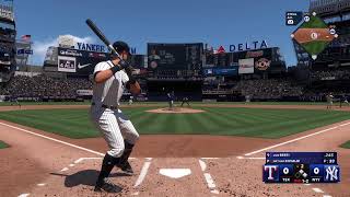 Mlb show 2k24 YANKEES VS TEXA [upl. by Jenn]