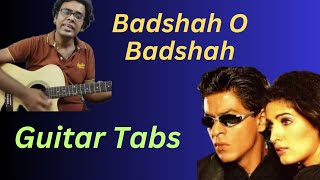 Badshah O Badshah Guitar Lesson I Badshah O Badshah Guitar Tabs I [upl. by Meredeth]