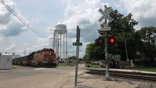 BNSF 6103 East in Galva IL 72224 [upl. by Yrellam]