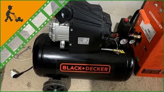 Compressore aria elettrico compatto Black amp Decker BD 20550 come usare il comodo compressore [upl. by Denny]