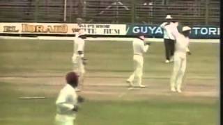 Unsporting cricket by the West Indies Dean Jones bizarre run out [upl. by Htaras]