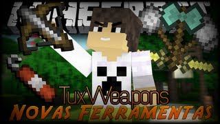 Minecraft Mods  ARMAS  TuxWeapons Mod [upl. by Alyehs]