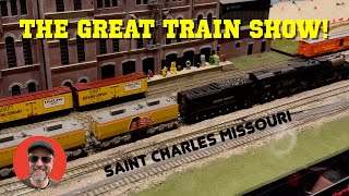 Great Train Show 2024 🚂 Saint Charles Missouri 🚂 Model Train Layouts trains [upl. by Ekle]