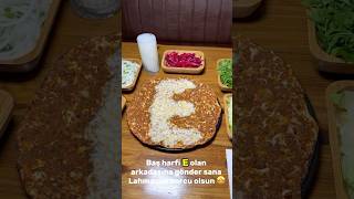 Lahmacun Sever Misin  lahmacun food [upl. by Hauser]