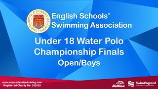 Under 18 Water Polo Championship Finals 2024 BoysOpen [upl. by Dichy]