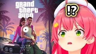 Mikos Reaction to GTA 6 Trailer【Hololive】 [upl. by Byran948]