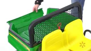 John Deere Gator XUV  Ride On Toy Tractor Review [upl. by Nilde103]