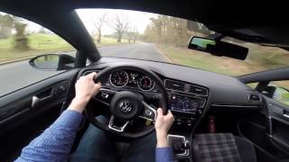 2016 VW Golf 7 GTI 230hp Performance Pack POV test drive GoPro [upl. by Ruffi390]