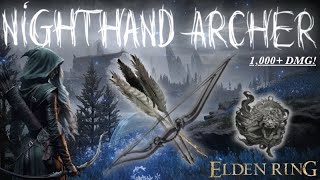 The Nighthand Big Damage Bow  Elden Ring DLC Invasions [upl. by Aicil]