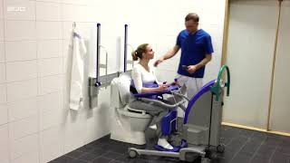 Sara Plus demonstration video  Patient Handling  Arjo Global [upl. by Borlow]