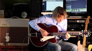 Sonntag Archtop J17X Ballade  ‚DIRTY’ VOX AC15HW1  Thomas WallischSlow Blues [upl. by Adnyc766]