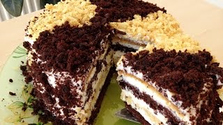 Сметанник Торт  Очень Вкусный Рецепт Сметанный Торт  Homemade Cake English Subtitles [upl. by Smaj266]