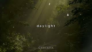 david kushner  daylight slowed  reverb [upl. by Eimmaj]