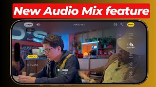 The Audio Mix feature on the iPhone 16 Pro  New Audio Mix feature on iPhone 16 Pro [upl. by Odnalro]