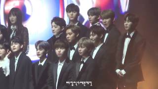 Wanna One Reaction to Jin MC  KBS Song Festival [upl. by Aelegna561]