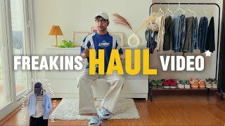 Viral korean pant 😍  Freakins haul video  Cargos  jeans amp more  haul clothing haul youtube [upl. by Etnasa493]