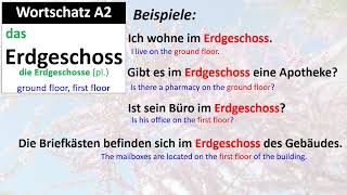 Wortschatz A2 Erdgeschoss [upl. by Ahsir]