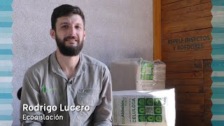 Celulosa proyectada aislación ecológica y eficiente [upl. by Etnomal47]