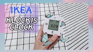 Unbox KLOCKIS CLOCK  Thermo  Timer  Alarm  IKEA Aesthetic [upl. by Ittam]